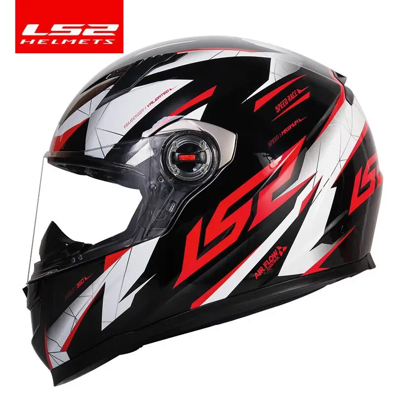 Comprar LS2 FF358 cara completa moto rcycle casco de alta calidad LS2 Brasil flag capaete casque moto helm ECE aprobado sin bomba