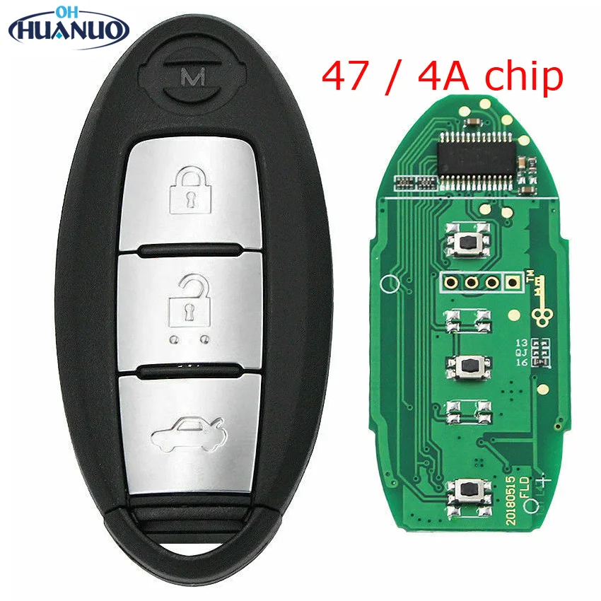 Флэш-Clicker 433 МГц с чипом 47 или 4A для Nissan Teana 2013-2016 /2016-2018 FCC :KR5S180144014 | Автомобили и