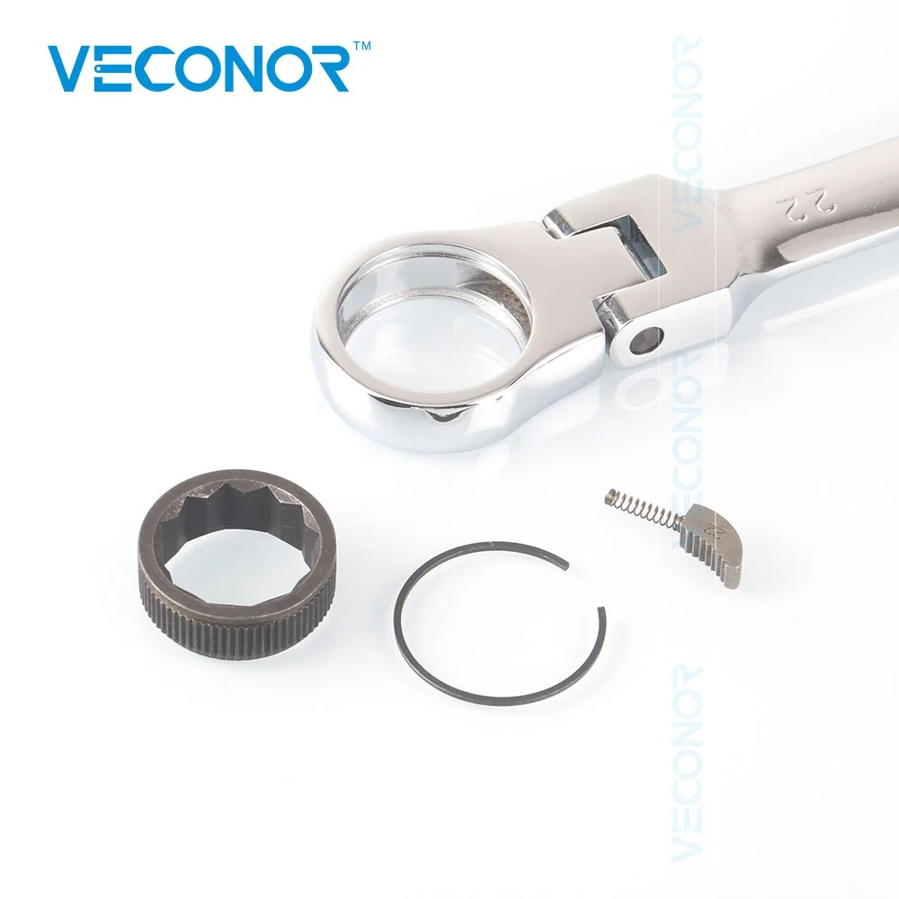 Набор инструментов с трещоткой набор ключей гаечных 8 22 мм гибкой головкой 72