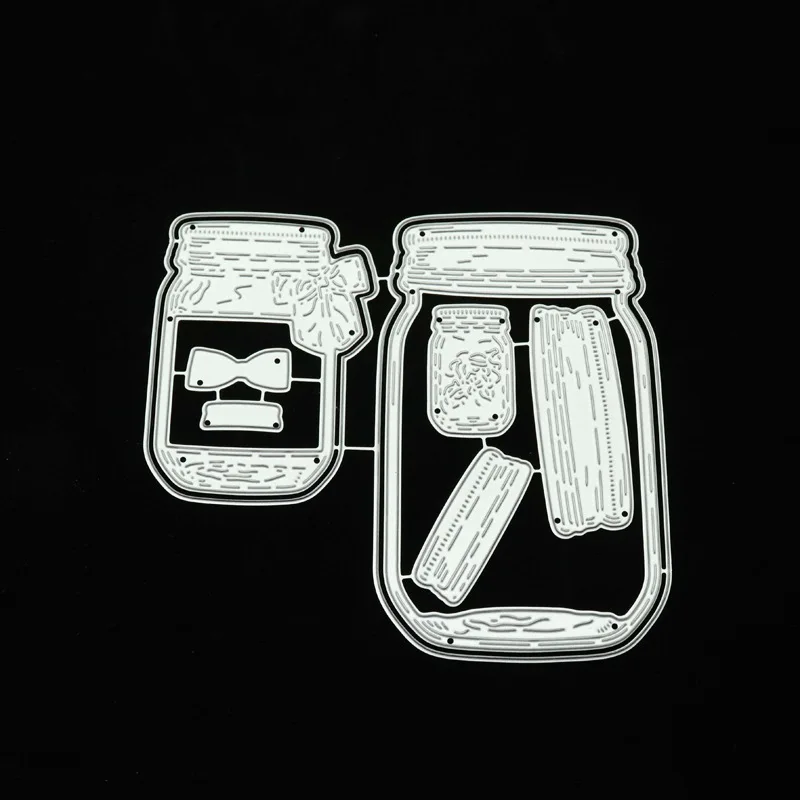 

Drifting Bottle 2021 Metal Cutting Dies for DIY Scrapbooking Craft Dies Greeting Card Making Embossing