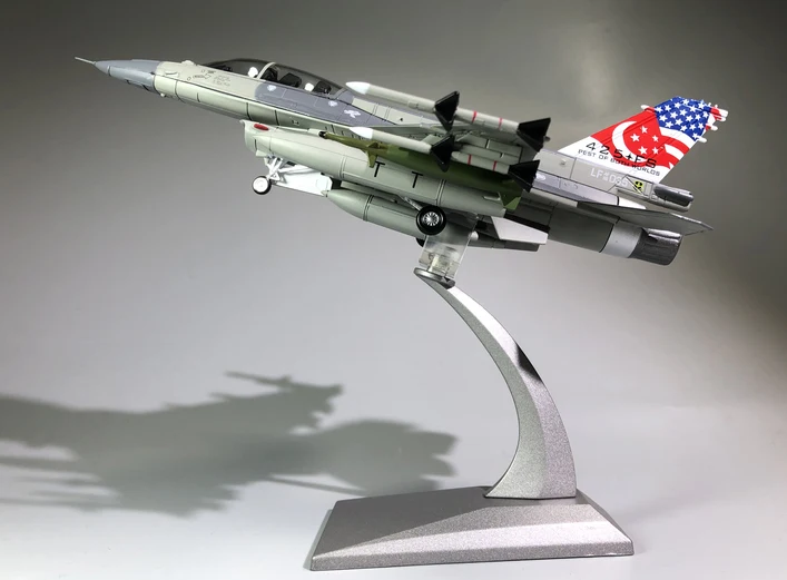 1: 72 1/72 масштаб Сингапур ВВС F-16D блок 52 истребитель литой металлический самолет Игрушечная модель самолета