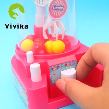

Mini Candy Grabber Catcher Mechanical Arm Small Ball Crane Machine Handheld Claw Arcade Crane Catch Toy For Kids Children