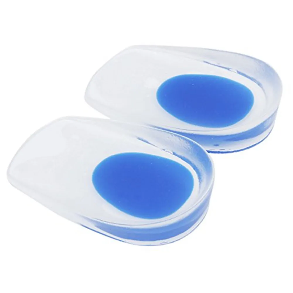 1Pair Soft Silica Gel Reduce Pain Insoles height Increasing For Man Women Useful 