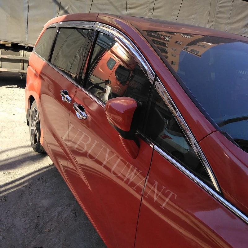 Для Honda Odyssey оконный козырек для Odyssey Vent Оттенки Защита от солнца дождь дефлектор гвардии 8 шт./компл. стайлинга автомобилей