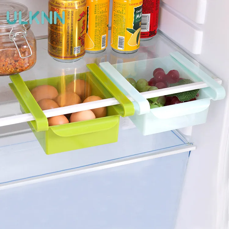 

Creative Collection Rack for Refrigerator Fresh The Diaphragm Layer is Used to Collect Shelves Plstic Storage Rack 2PCS