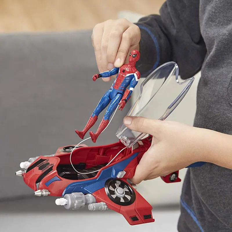 Hasbro «Человек-паук»; далеко от дома герой подвижная фигурка-модель 6-дюймовый с героями комиксов Марвел, серия кукла космического корабля игрушки подарки E3548