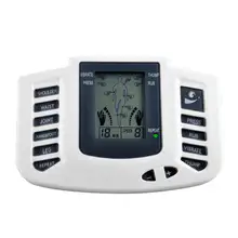 Медицинский Электрический стимулятор мышц, массаж стимулирование мышц, машина для терапии акупунктурой, массажер для похудения тела, 16 шт. подушечек