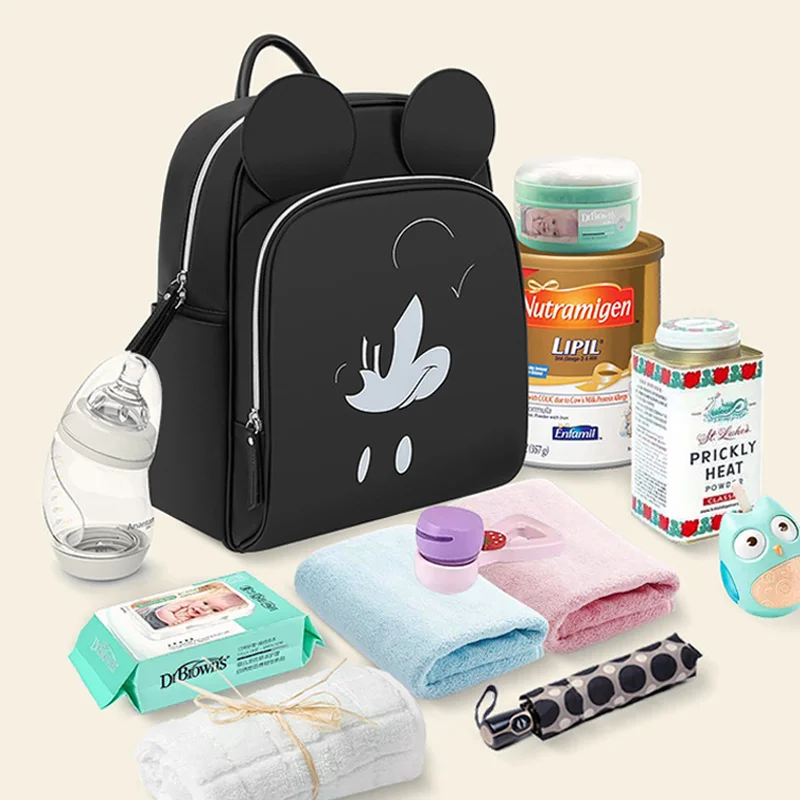 Disney Diaper Bag Backpack Baby Bag Organizer Large Nappy Bags Mother