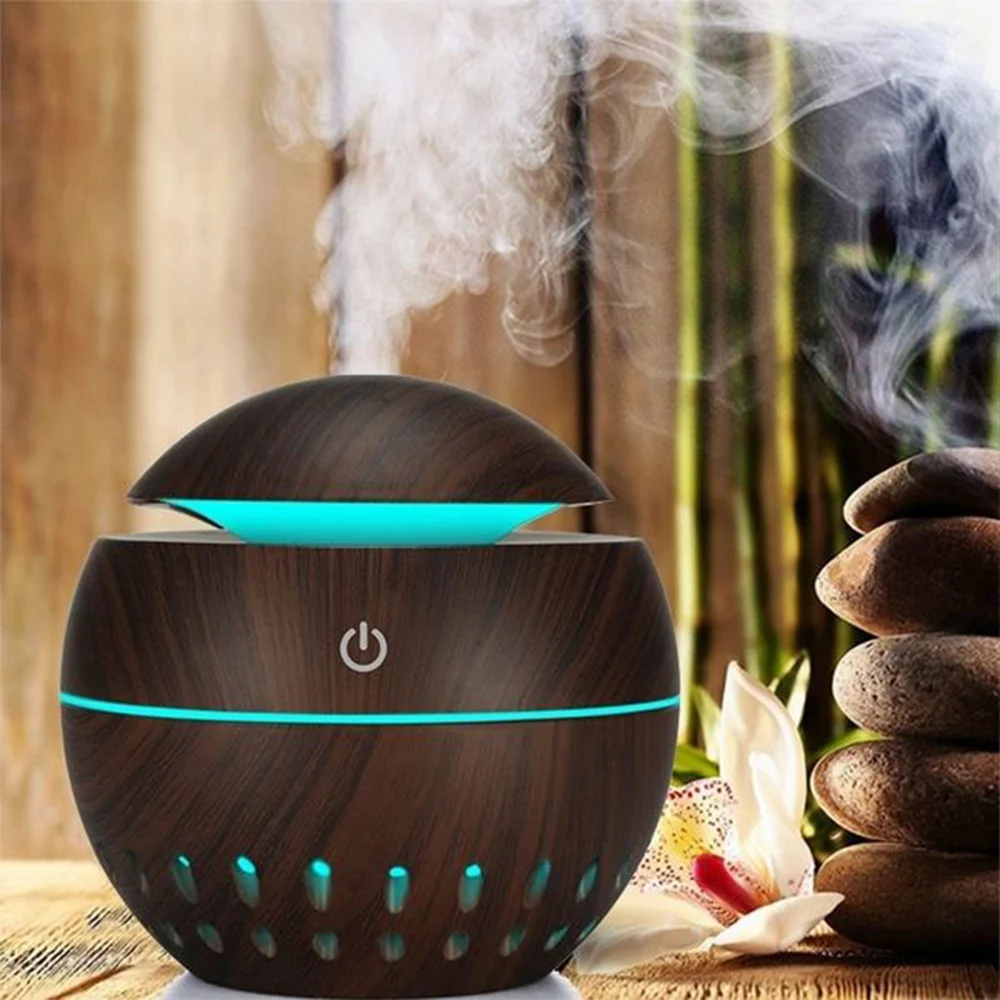 Ultrasonic Led Essential Oil Aroma Diffuser Air Purifier Humidifier Aromatherapy