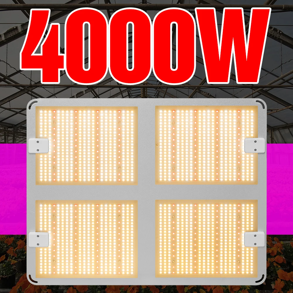 1000W 2000W 4000W Grow Lamp LED Full Spectrum Vegetables Plant Growing Light 220V Seed Phyto Lamp LED Fitolampy EU US UK Plug