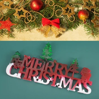 

Crystal Epoxy Resin Mold Christmas Listed Decor Pendant Casting Silicone Mould A2UA