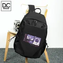 

DC.meilun Fashion Backpack Waterproof Student Schoolbag Men Black Nylon Cute Women for Teenage Girls School Mochila