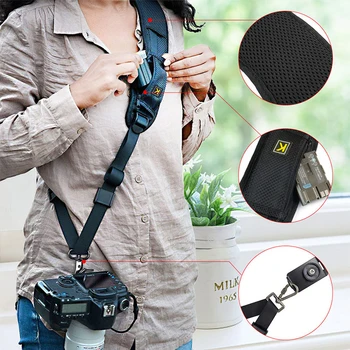 

Portable Shoulder Camera Strap Quick Carry Speed Sling soft Shoulder Sling Belt Neck Strap For Canon Nikon Camera DSLR