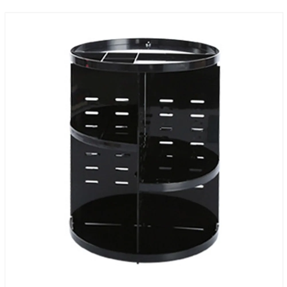 

Professional Multifunctional Cosmetics Makeup Countertop Holder Rack Large Capacity 360 Rotating Storage Box DIY Adjustable