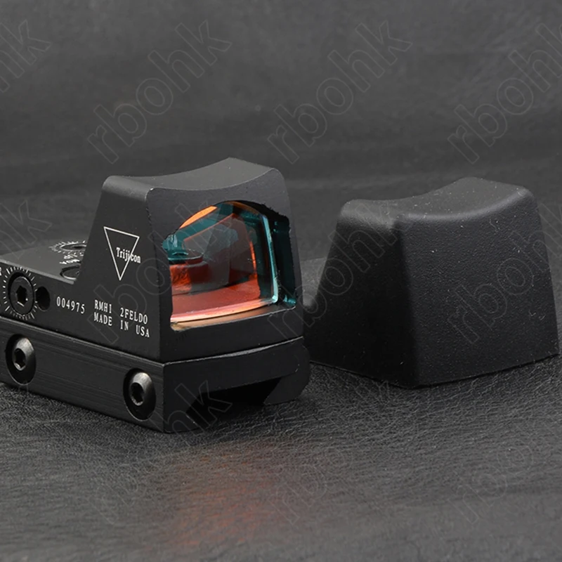 Мини Trijicon RMR стиль 1x рефлекторная красная точка прицел для 1913 Пикатинни Крепление