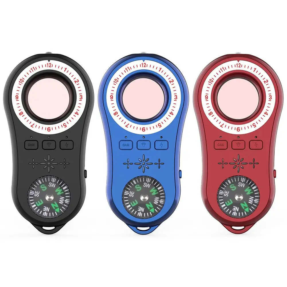 

Durable Detector Portable Multi-function Portable Infrared Scanner Anti Camera Detector Micro Camera Finder LED Reminder
