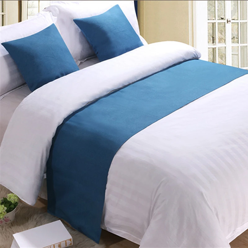 Cilected Modern Solid Color Bed Tail Towel Bedspreads Throw Bedding Runners Bed Cover Home Hotel Decorations Single Queen King Bedding Sets Aliexpress