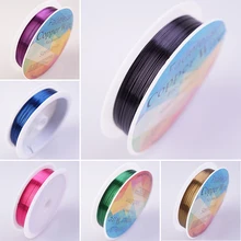 

Round Copper Wire Colorfast Beading Metal Wire Jewelry Cord String 0.3/0.4/0.5/0.6/0.7/0.8/1.0mm for DIY Bracelet Craft Making
