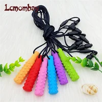 3PCS Sensory Chew Necklace A sensory oral aid teether toy for autism, hyperactivity, infant breastfeeding or special needs 1
