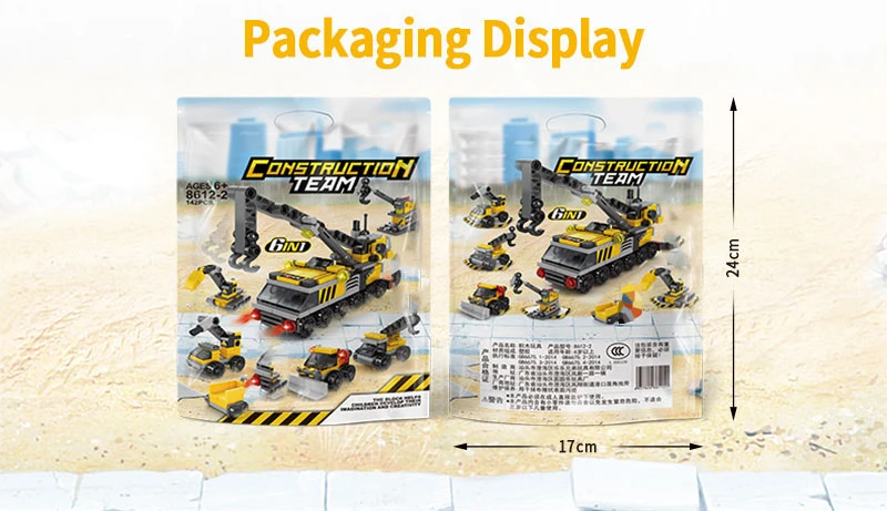 Children's Toys Building Blocks Friends Blocks Boys Girls Bricks Car Aircraft Excavator Crane City Building Engineering Vehicle (8)