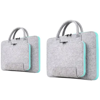 

2x Felt Universal Laptop Bag Notebook Case Briefcase for Air Pro Retina Men Women 13 inch & 15 inch