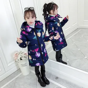 

Girls Winter Cotton Padded Jacket Kids Parka 2020 New Hooded Thicken Warm Children Winter Jacket Girls Coat Girls Winter Jacket