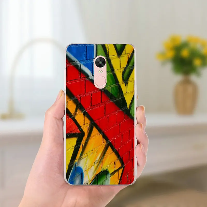 Мягкие силиконовые чехлы из ТПУ с рисунком граффити для Xiaomi mi Red mi 3 3S 4 4A 4X5 5A 6A 7 7A GO K20 9T CC9 Pro - Цвет: Picture 8