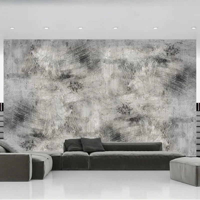 Personalidade Cimento Parede Textura Wallpaper Custom Photo Murais Restaurante e Café Fundo Home Decor 3d