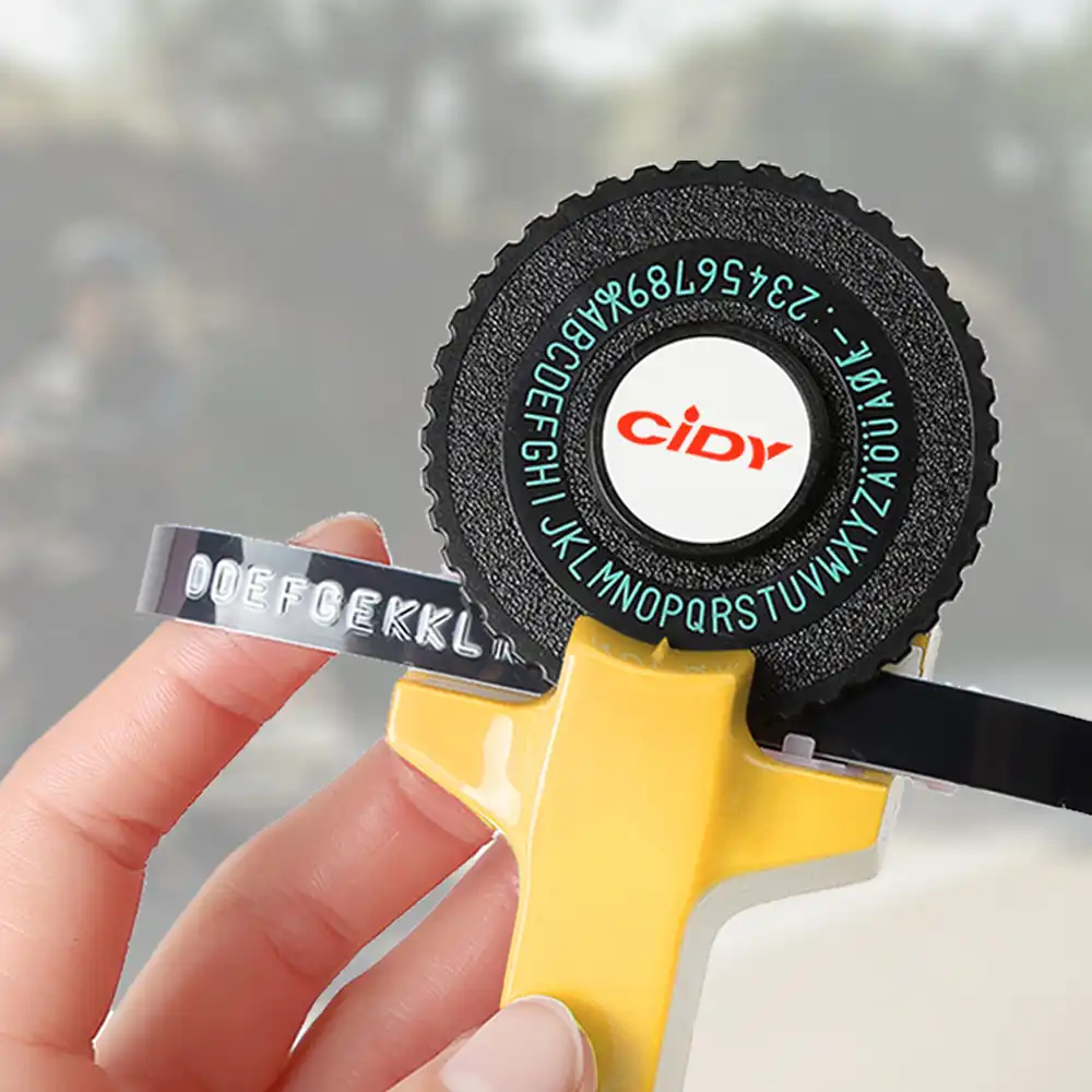 Dymo 1610 manual label maker for 3D embossing plastic 1610 manual label