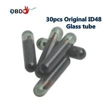 

Newest 30pcs Original ID48 Glass tube with Tango ID48 Transponder Chip Tango Pro Copy ID48 Chip Works Perfect