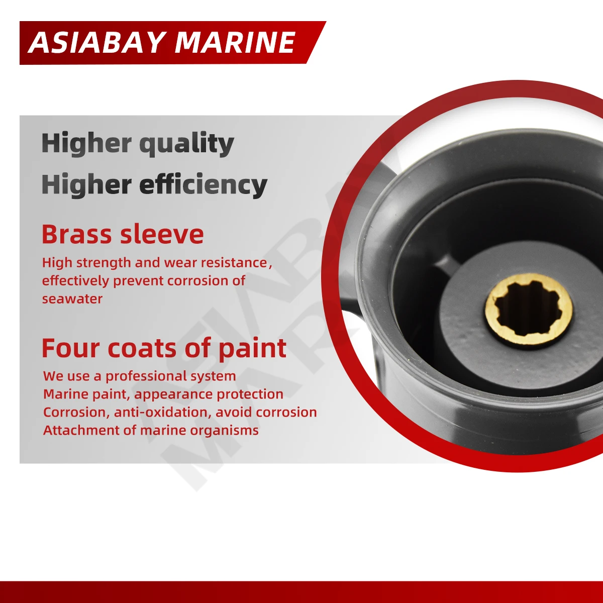 Outboard Propeller 58130-ZV4-010AH for Honda 8 9.9 15 20hp 9 1/4 x 10 3 Blade Aluminum Alloy Screw Ship Marine Engine Parts marine propeller
