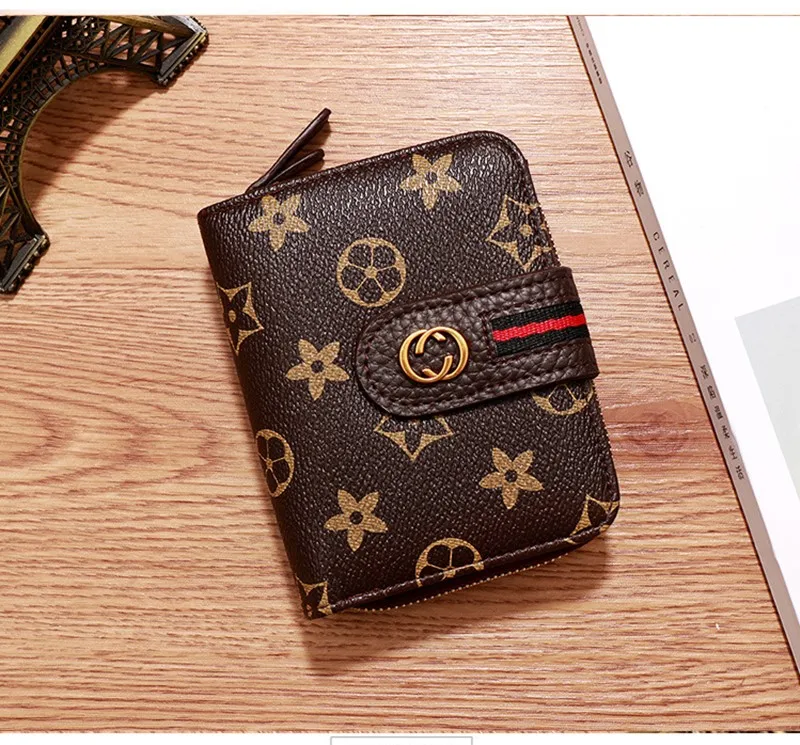 Baellerry, мягBaellerry Soft PU Орган Бумажнкий кошелек из искусственной кожи для женщин, маленький держатель для карт, ID, клатч на молнии, карман на застежке, Женский кошелек, мини кошелек для монет, женские кошельки