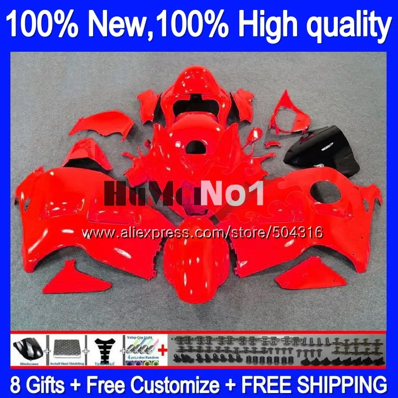 Hayabusa для SUZUKI GSX-R1300 1996 1997 1998 99 00 01 27MC. 101 все красный GSXR 1300 GSXR1300 96 97 98 1999 2000 2001 обтекатели