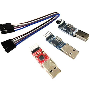 

3pcs/lot 1PCS PL2303HX+1PCS CP2102+1PCS CH340G USB TO TTL for arduino USB to UART TTL MODULE