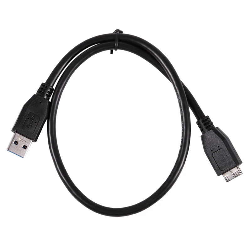 USB 3.0 Male A to Micro-B Data cable for external HDD Hard Drive Black | Электроника