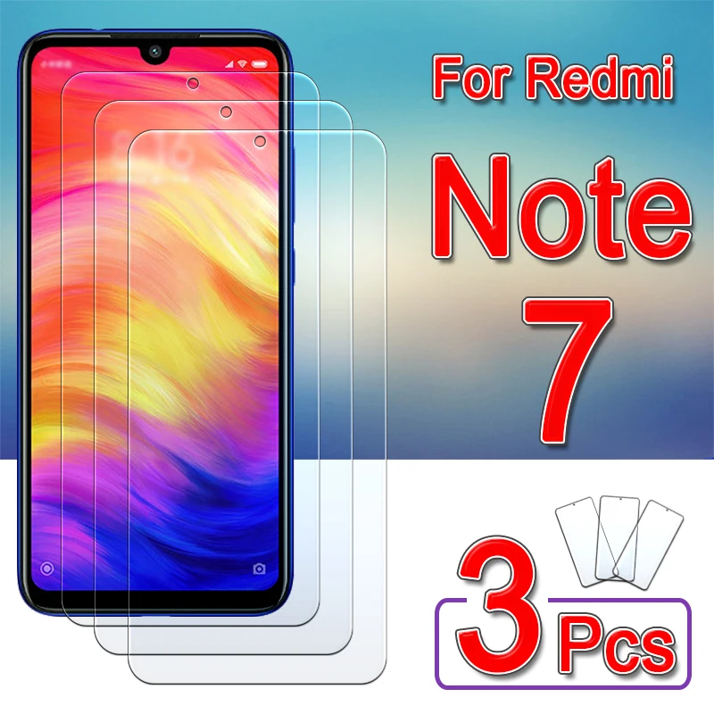 Redmi Note 7 стеклянная Защитная пленка для экрана Xiaomi Readmi Note7 закаленное стекло Not7 7note