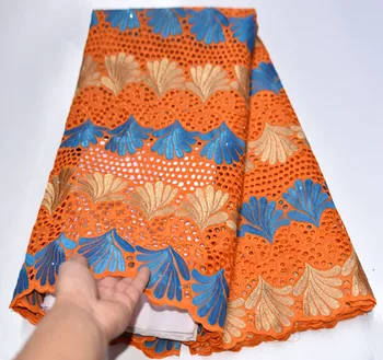 

Hot Sale Beautiful African Swiss Voile Lace Switzerland Embroidered 2020 High Quality 100% Cotton African Dry Lace Fabric TV-895