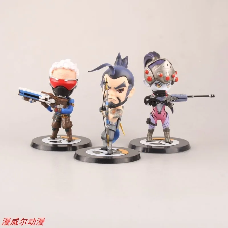 

Overwatch Watch Pioneer Cute Metaphysics Hanzo Black Widow 76 Soldier Blue Boxed Garage Kit