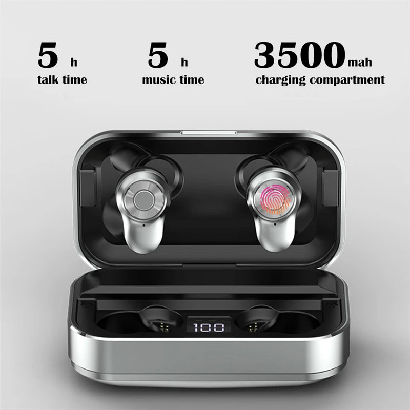 Bluetooth наушники новые airdots tws A6 pro беспроводные спортивные с зарядным устройством
