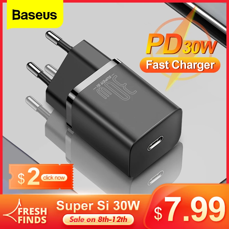 Ładowarka Baseus Super Si 30W za $7.99 / ~30zł Ładowarka Baseus Super Si 30W za $7.99 / ~30zł