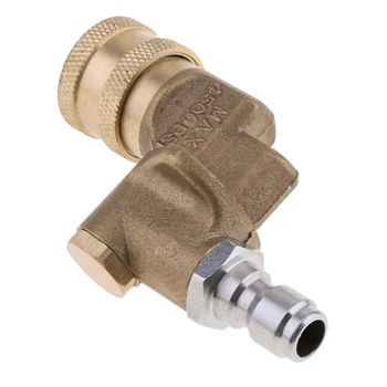 

7pcs Power Washer Spray Nozzle Tips and 1pcs Quick Connecting Pivoting Coupler 1/4 inch YE-Hot