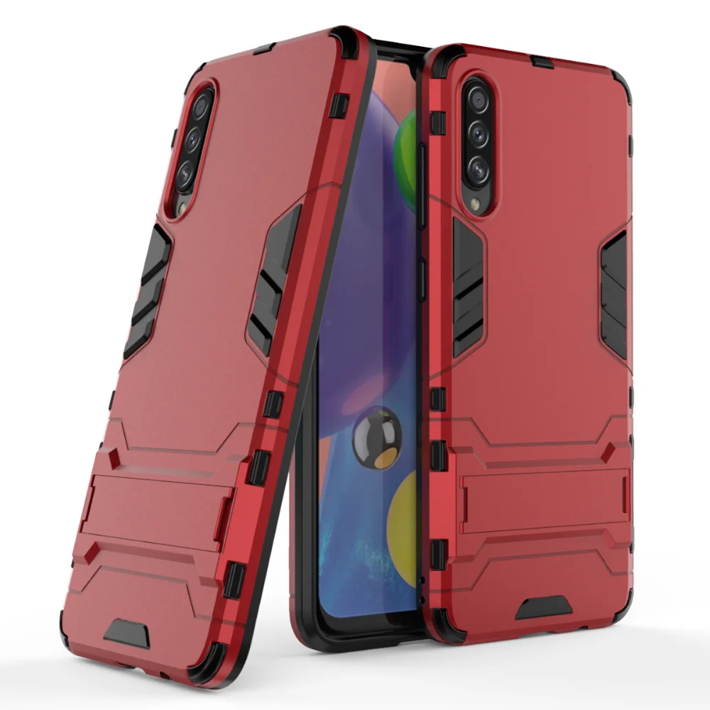 Для samsung Galaxy A70 A70S A750 A72018 A72017 чехол-накладка с подставкой противоударный чехол