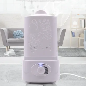 

Eworld Aromatherapy Air Humidifier Fogger LED Light Carve Aroma Diffuser Mist Maker Diffuser for Home Office Oil Ultrasonic