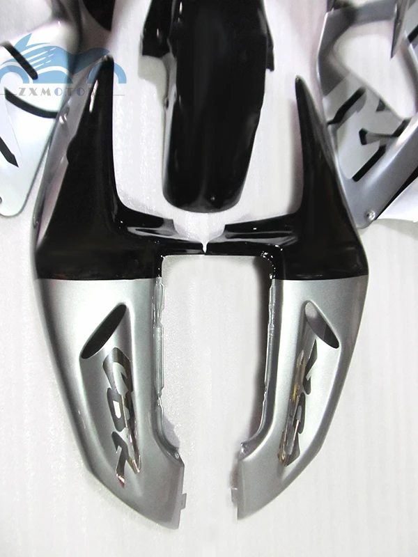 Пользовательские обтекатель комплект Подходит для Honda CBR900RR919 1998 1999 CBR 900RR919 98 99 послепродажный Черный Серебряный обтекатель комплекты деталей JK12