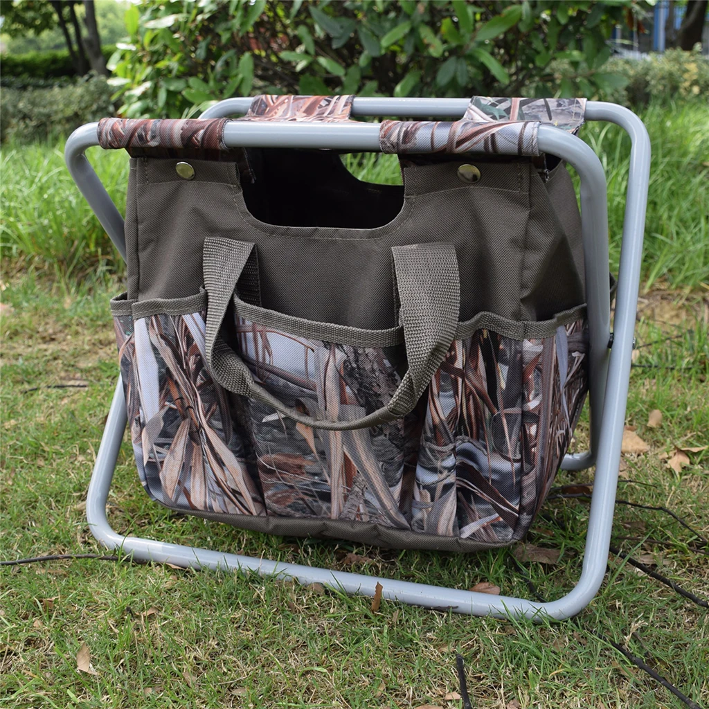 Multifunction Fishing Backpack Chair, Portable Hiking Camping Stool, Folding Picnic Bag Backpack Stool Seat