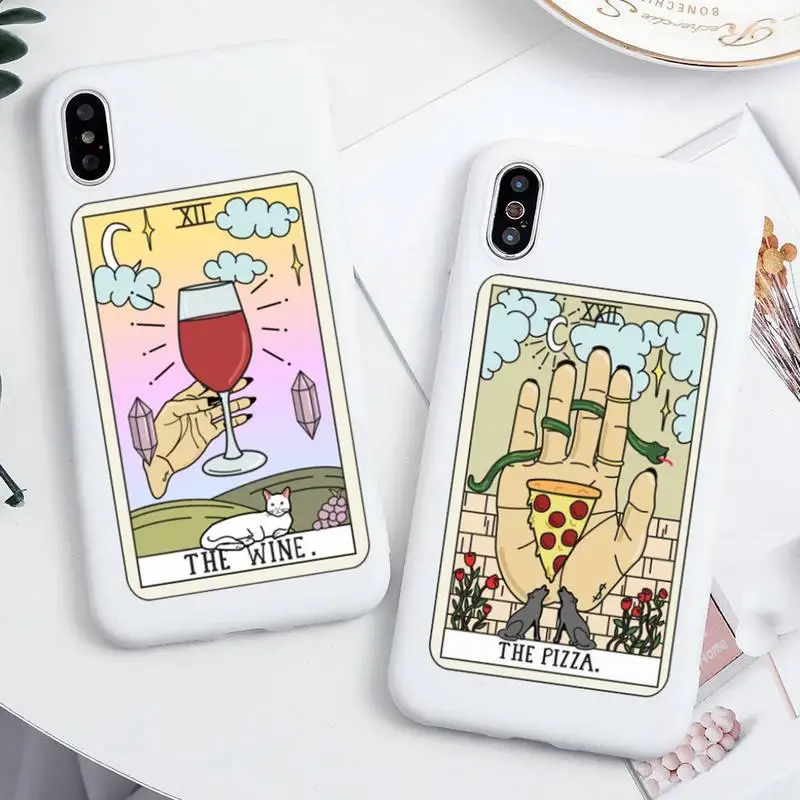 Новый эстетическое искусство пиццы кофе розовые чехлы для телефонов iphone 12 11 Pro Max