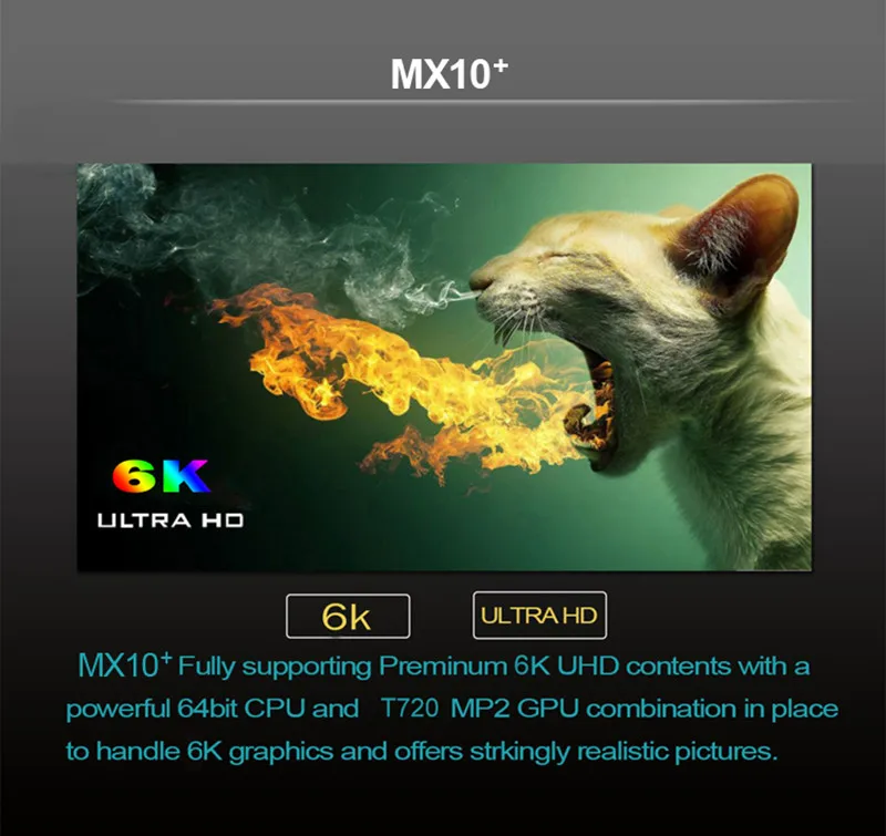 6K смарт ТВ коробка MX10 PLUS 4GB 64GB Android 9 0 Allwinner H6 4 ядра BT4.0 2 4G/5G двойной WI FI 3D HDR Media Player