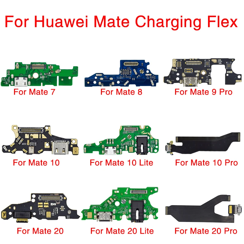 Гибкий кабель для зарядки Huawei Mate 7 8 9 10 20 Pro зарядный порт usb разъем док станции