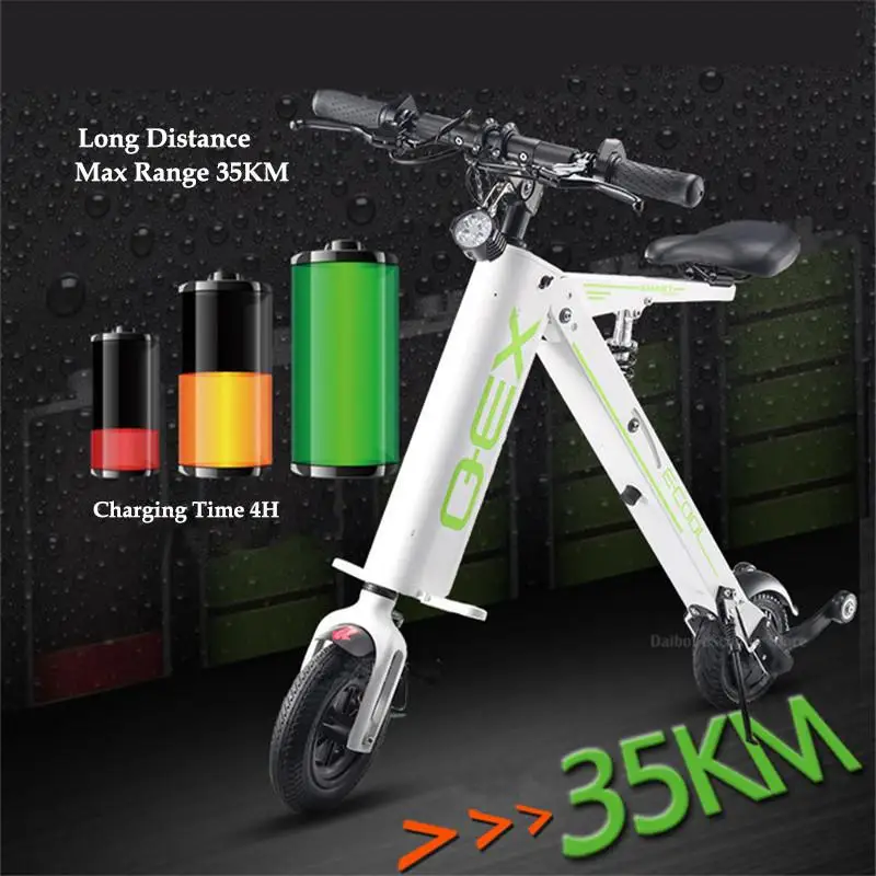 Foldable Electric Skateboard Two Wheels Electric Scooters 10 Inch 300W 36V Off Road Adult Lightweight Electric Scooter Bike (35)