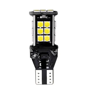 

2PCS W16W T15 24Smd 1440Lm 3030 SMD LED CANBUS Car Backup Reserve Turn Signal Universal Lights Bulb Tail Lamp 12V-24V White
